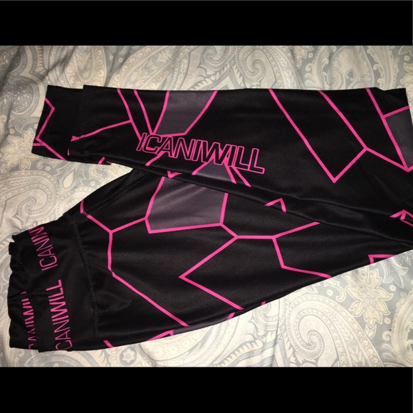ICaniWill Leggings high quality cool design Sz S - Picture 4 of 4